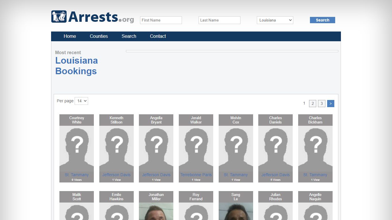 Louisiana Arrests and Inmate Search